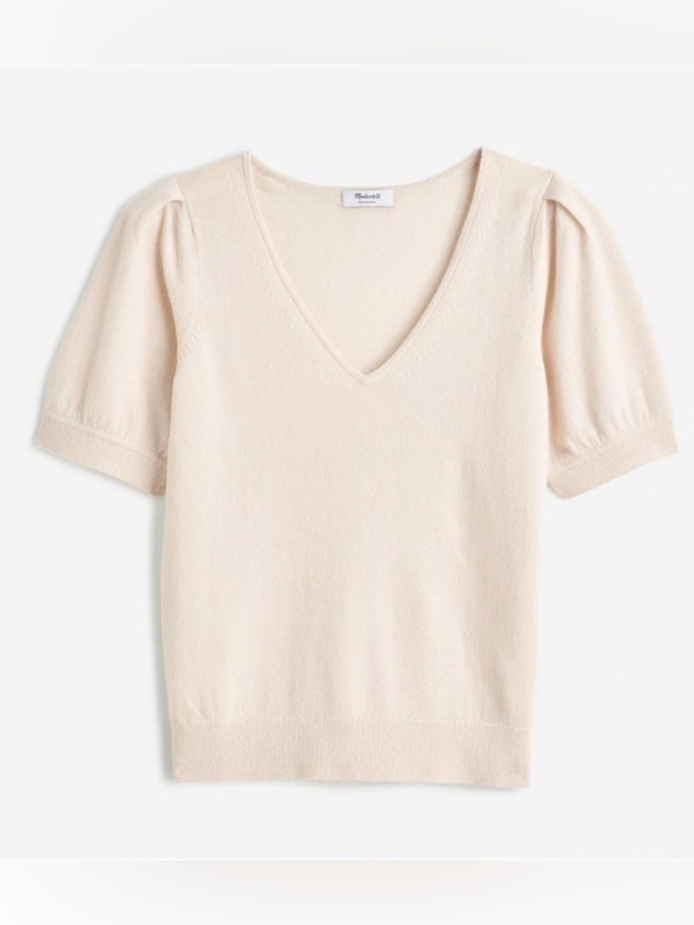 soft and cozy cashmere top - madewell